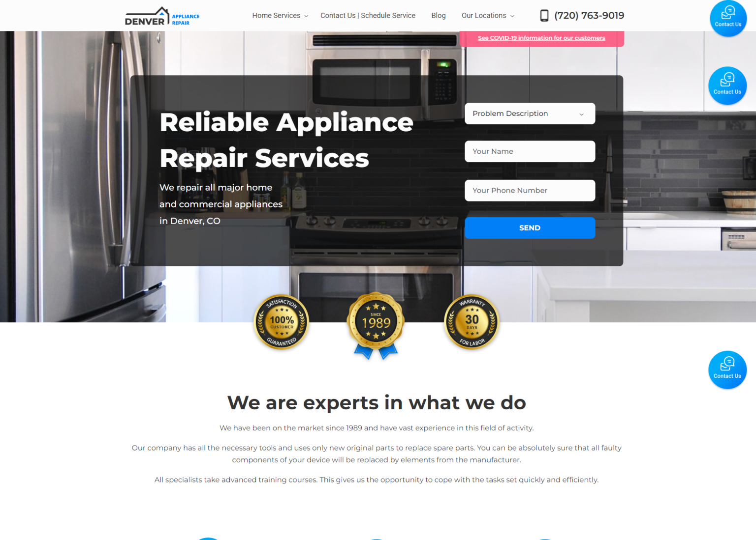 Denver Appliance Repair Service