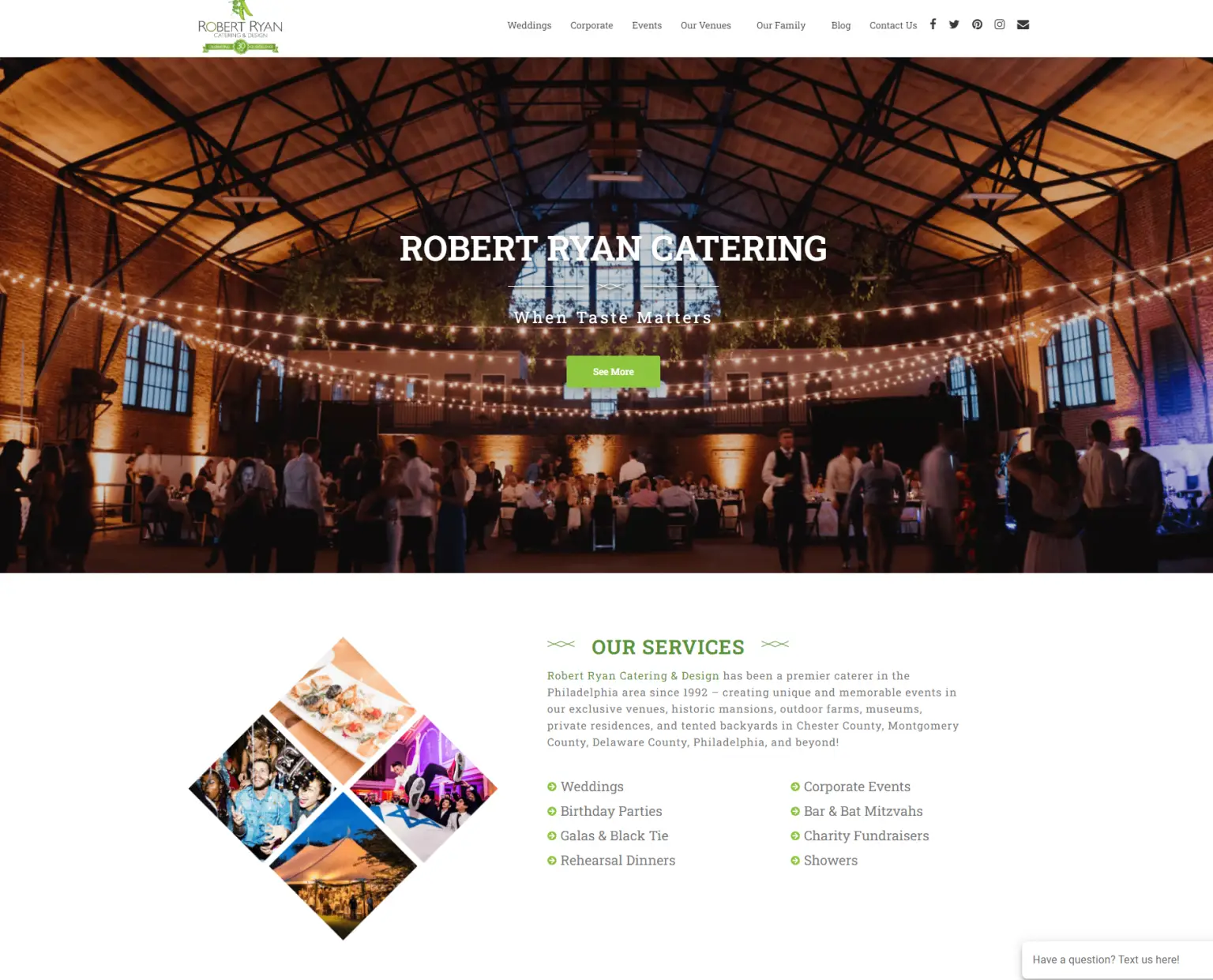 Robert Ryan Catering is a stylish